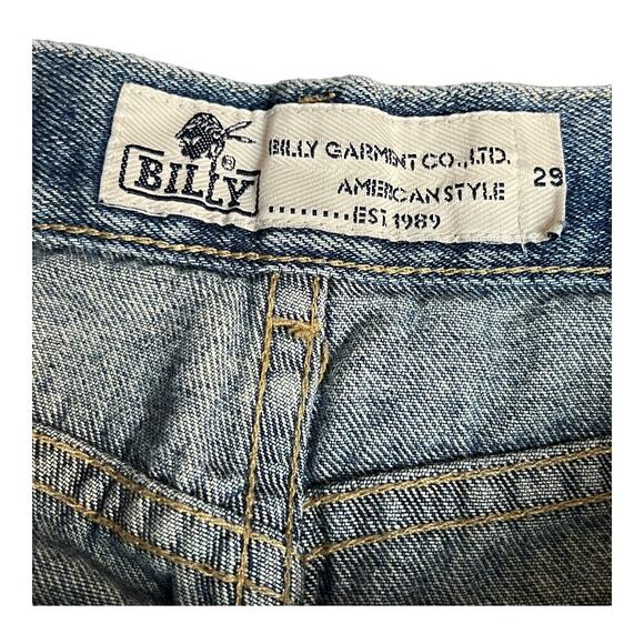 Billy Womens Jeans 29 x29.5 Vintage Retro Style Boot Cut Leg Casual Comfy - Picture 4 of 7
